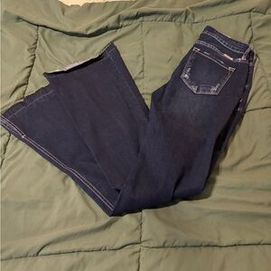 Kancan Dark Blue Women's Bootcut Jeans - Classic Denim LIKE NEW NEVER WORN